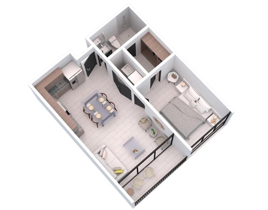 Apartment Avitat Joy Finest 1brm Studio Great View Pool&gym San Salvador